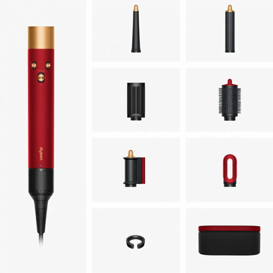 Airwrap i.d.™ Multi-Haarstyler und -trockner Samtrot und Gold