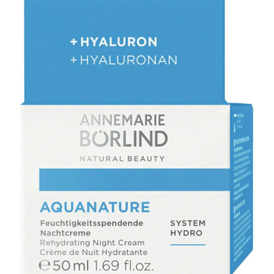 AQUANATURE SYSTEM HYDRO Feuchtigkeitsspendende Nachtcreme 50 ml