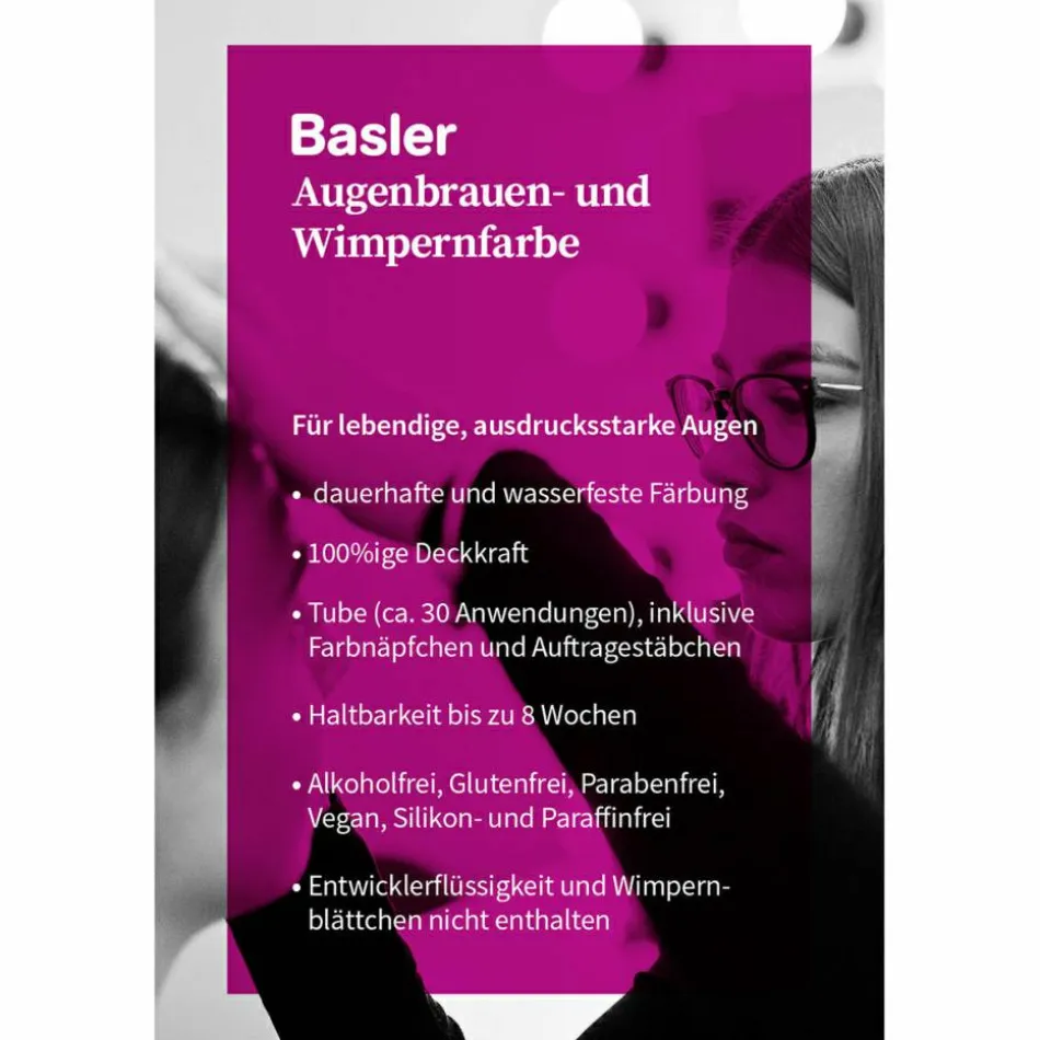 Augenbrauen- und Wimpernfarbe