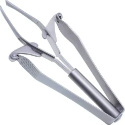 Automatische Pinzette rostfrei, 10 cm