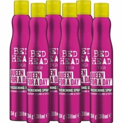 BED HEAD   Queen For A Day Thickening Spray 6 er Set 6 x 311 ml