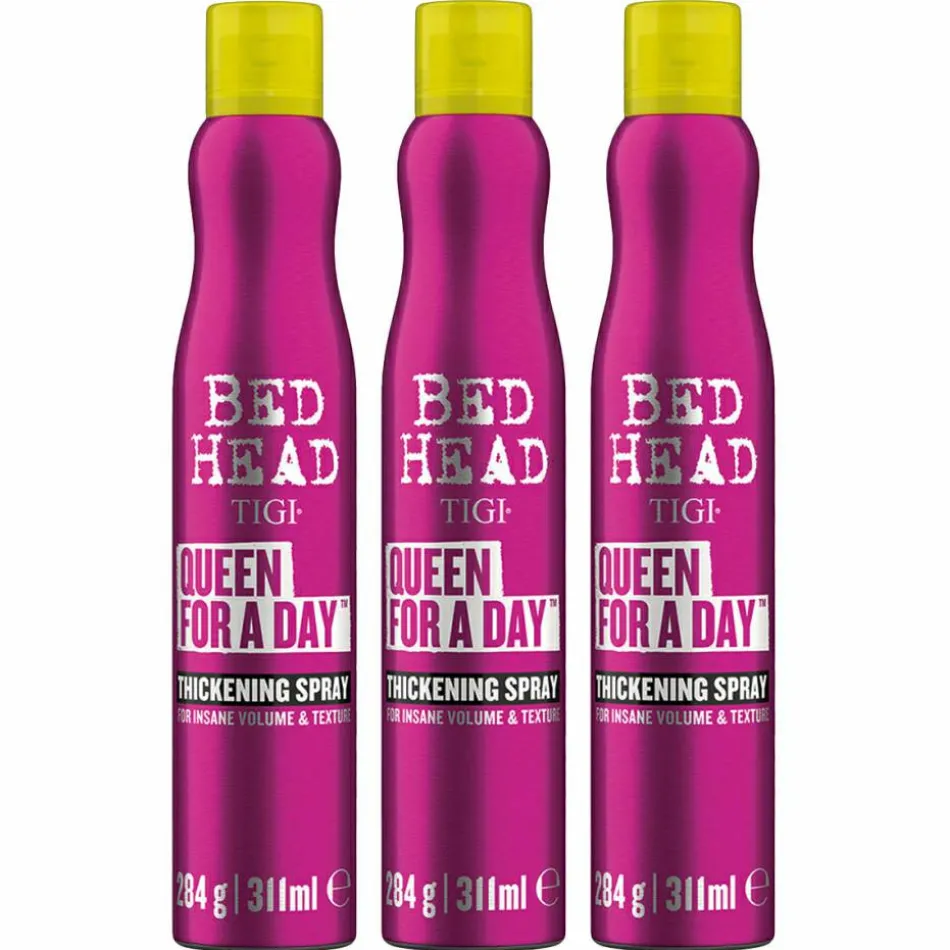 BED HEAD Queen For A Day Thickening Spray 3 er Set 3 x 311 ml
