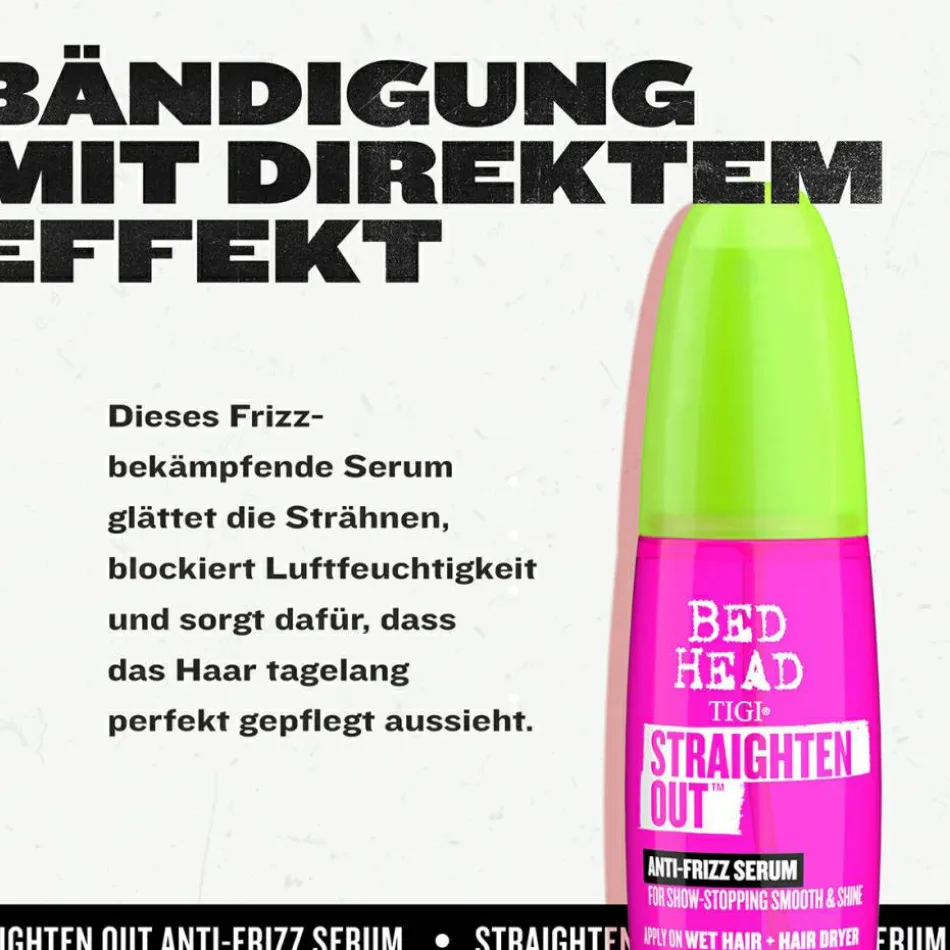 BED HEAD Straighten Out Anti Frizz Serum 100 ml