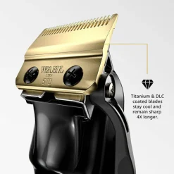 Black Cordless Magic Clip Haarschneidemaschine