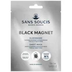 Black Magnet Vliesmaske 1 Stück