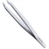 Canal Haarpinzette, gerade, satin, rostfrei, 9 cm satin