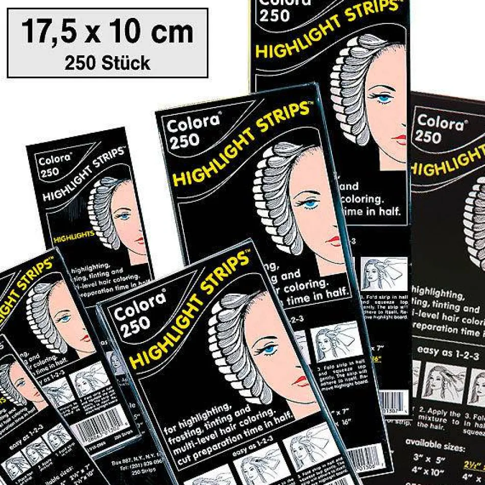 Colora Highlight Strips-Strähnenpapier