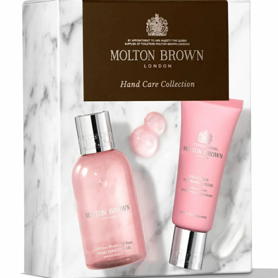 Delicious Rhubarb & Rose Hand Care Travel Set