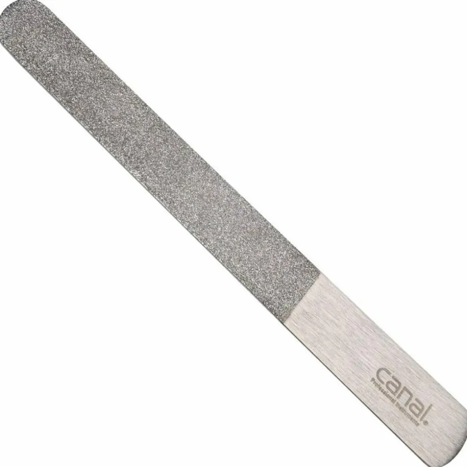 Diamant Hornhautfeile rostfrei, 15 cm