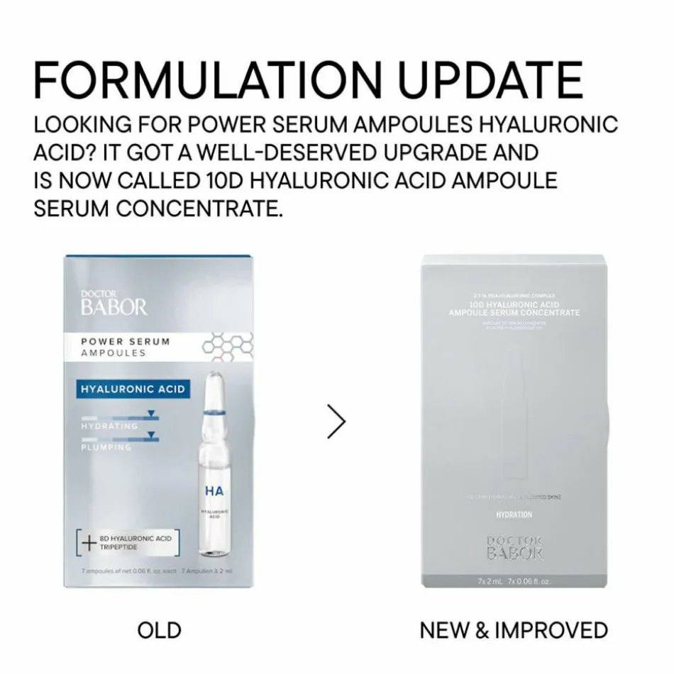 DOCTOR BABOR HYDRATION 10D HYALURONIC ACID AMPOULE SERUM CONCENTRATE 7 x 2 ml
