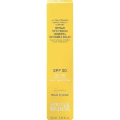 DOCTOR BABOR SOLAR DEFENSE  BROAD SPECTRUM MINERAL INVISIBLE BALM SPF 30 50 ml