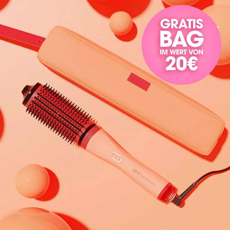 duet blowdry™ Hair Dryer Brush in Sunkissed Peach Limited Edition