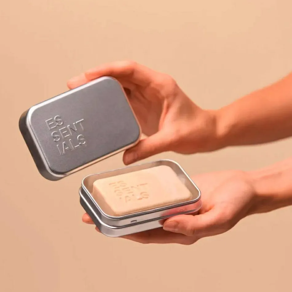ESSENTIALS Seifendose silber