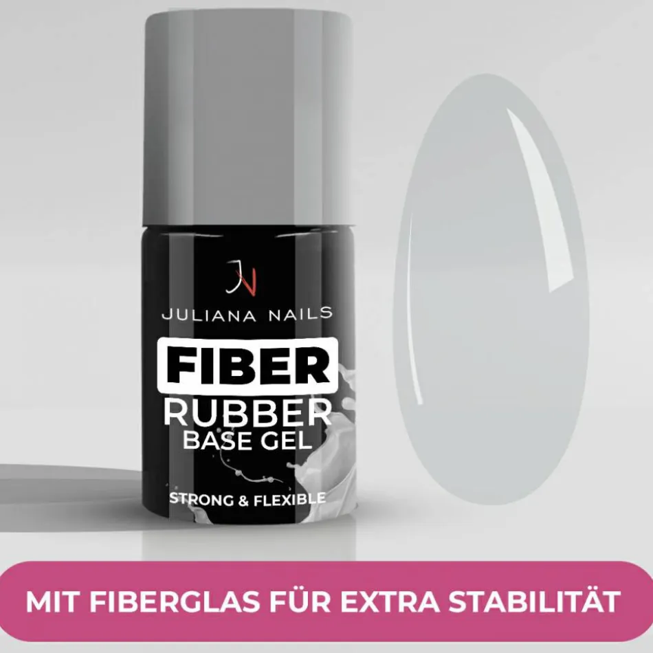 Fiber Rubber Base Gel Clear 15 ml