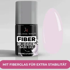 Fiber Rubber Base Gel Milky Rose 15 ml