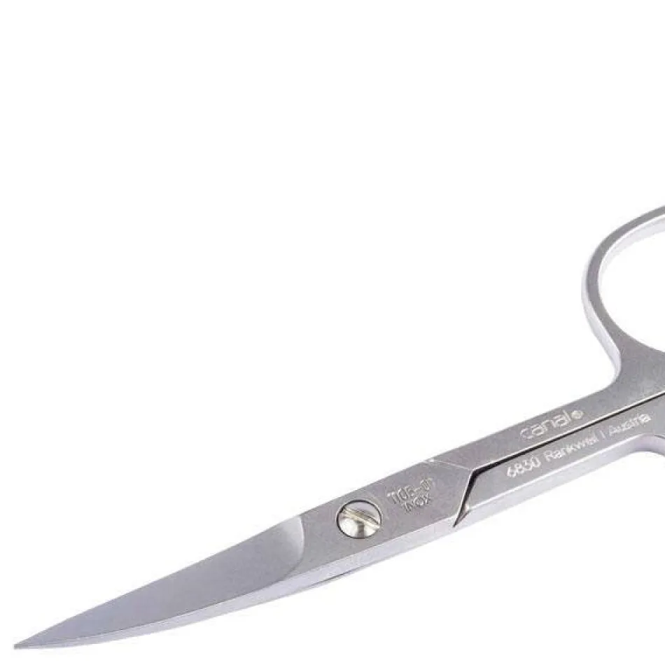 Fußnagelschere mit Mikroverzahnung gebogen rostfrei, 10 cm