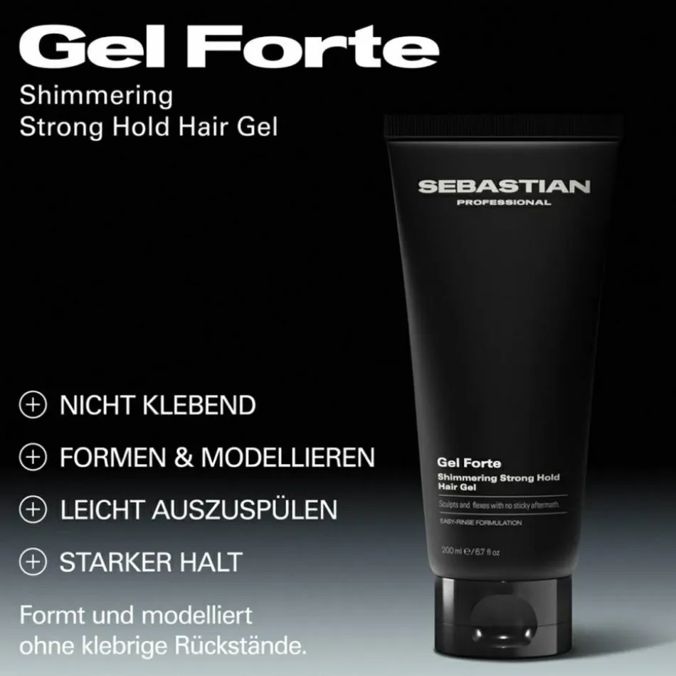 Gel Forte Shimmering Strong Hold Hair Gel starker Halt 200 ml