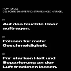 Gel Forte Shimmering Strong Hold Hair Gel starker Halt 200 ml