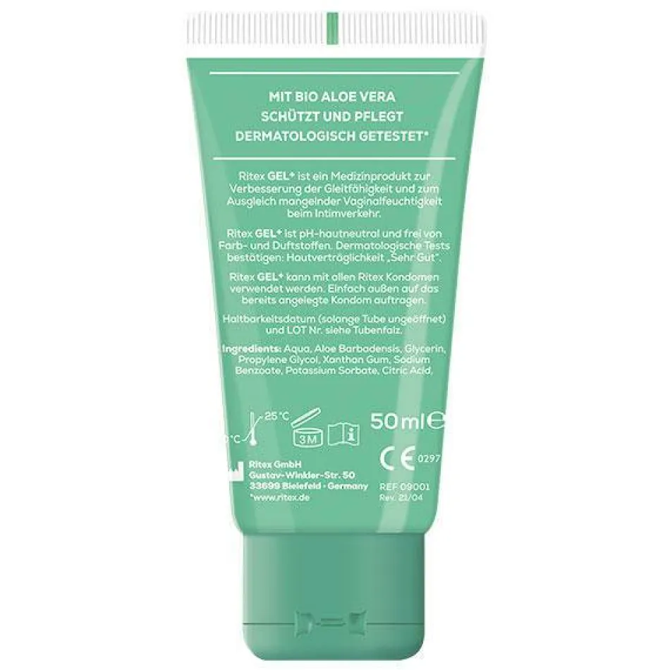 Gel⁺ Gleitgel mit BIO Aloe Vera Tube 50 ml