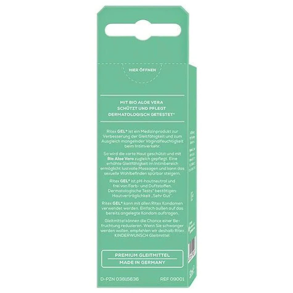 Gel⁺ Gleitgel mit BIO Aloe Vera Tube 50 ml