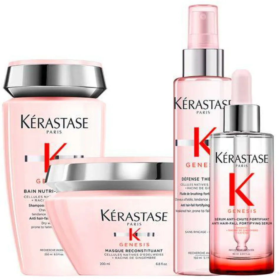 Genesis BUNDLE DICKES HAAR (Shampoo 250 ml + Haarmaske 200 ml + Leave-In 150 ml + Serum 90 ml)