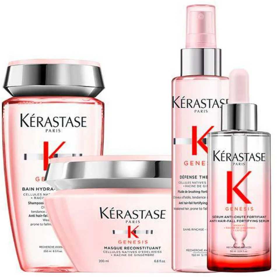 Genesis BUNDLE FETTENDER ANSATZ (Shampoo 250 ml + Maske 200 ml + Leave-In 150 ml + Serum 90 ml)