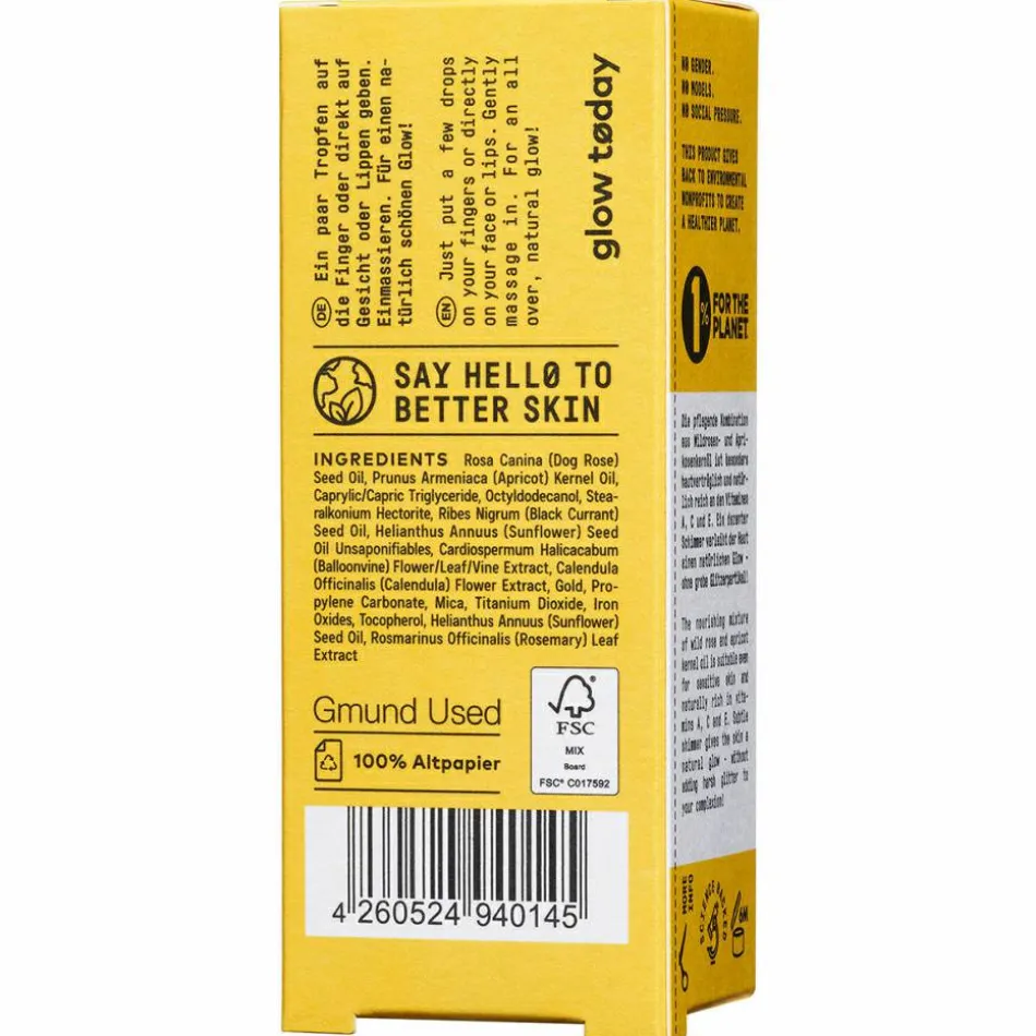 glow tøday 24K Gold-Infused Beauty Oil 19 ml