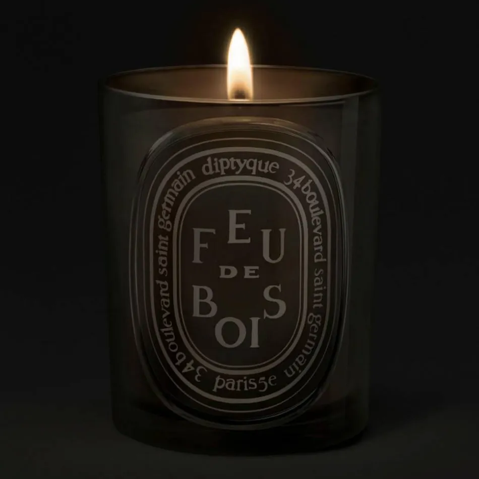 Grey Candle Feu de Bois 300 g