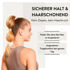 Haargummi Nude 3 Stück