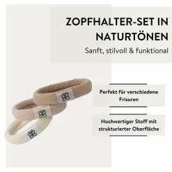 Haargummi Nude 3 Stück