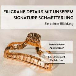 Haarklammer Goldfarben