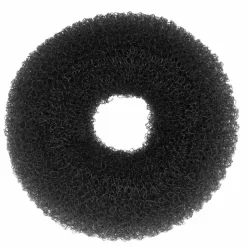 Haarknotenring Schwarz, Ø 9 cm