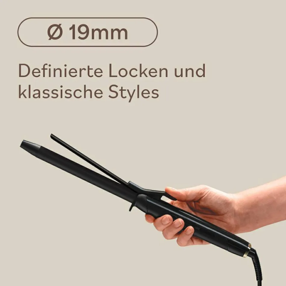 High Performance Curling Tong 19 mm mit Klammer