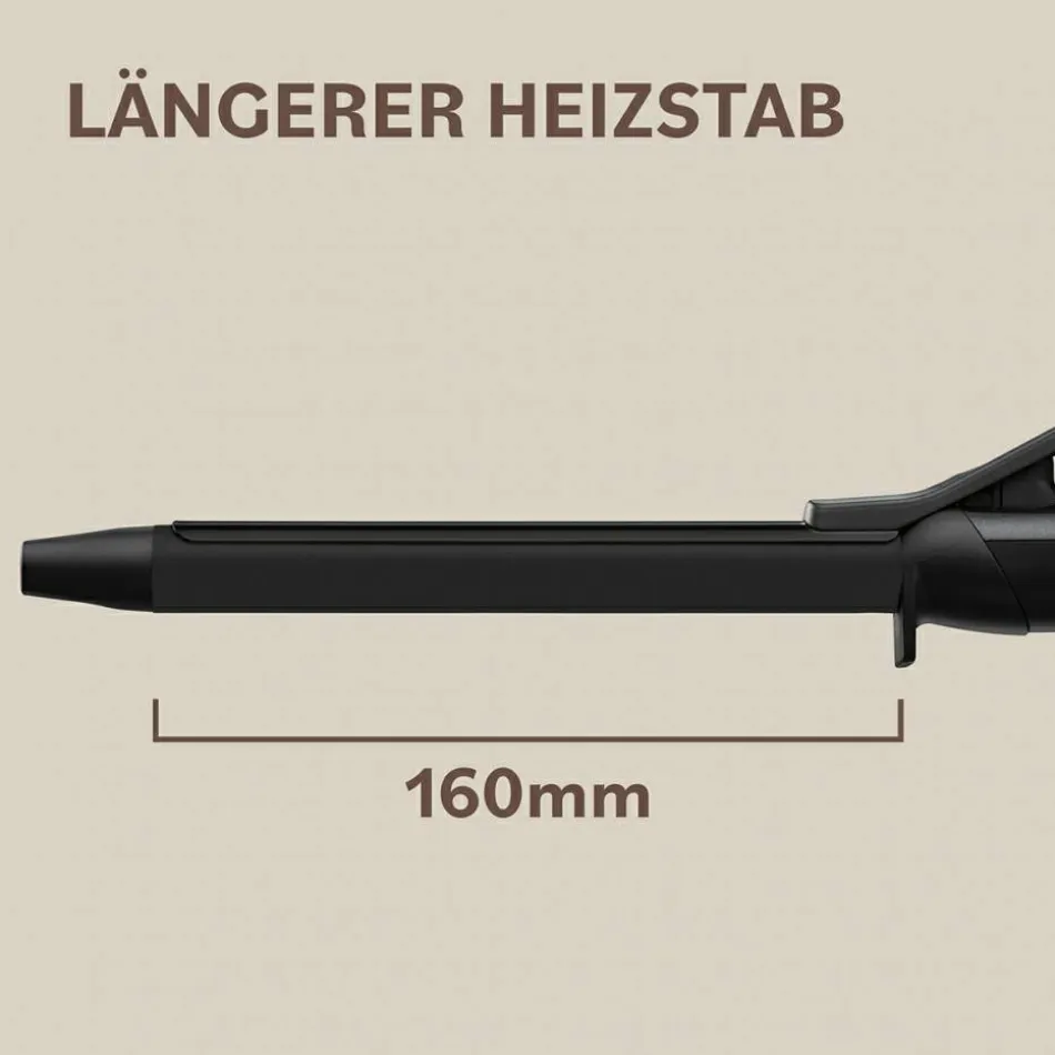 High Performance Curling Tong 19 mm mit Klammer