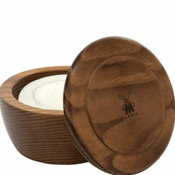 Holzschale mit Rasierseife Grapefruit & Minze 65 g