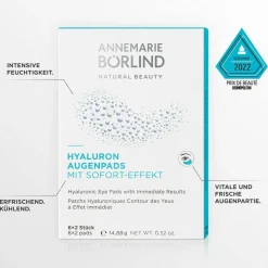 HYALURON AUGENPADS MIT SOFORT-EFFEKT Packung mit 6 x 2 Stück