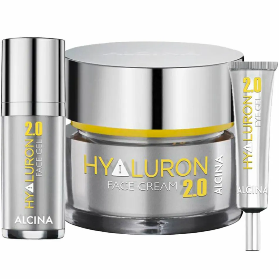 Hyaluron 2.0 Set (Gesichtscreme + Augen-Gel + Face-Gel)