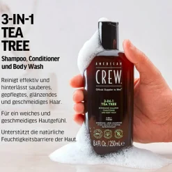 3In1 Tea Tree Shampoo, Conditioner & Body Wash