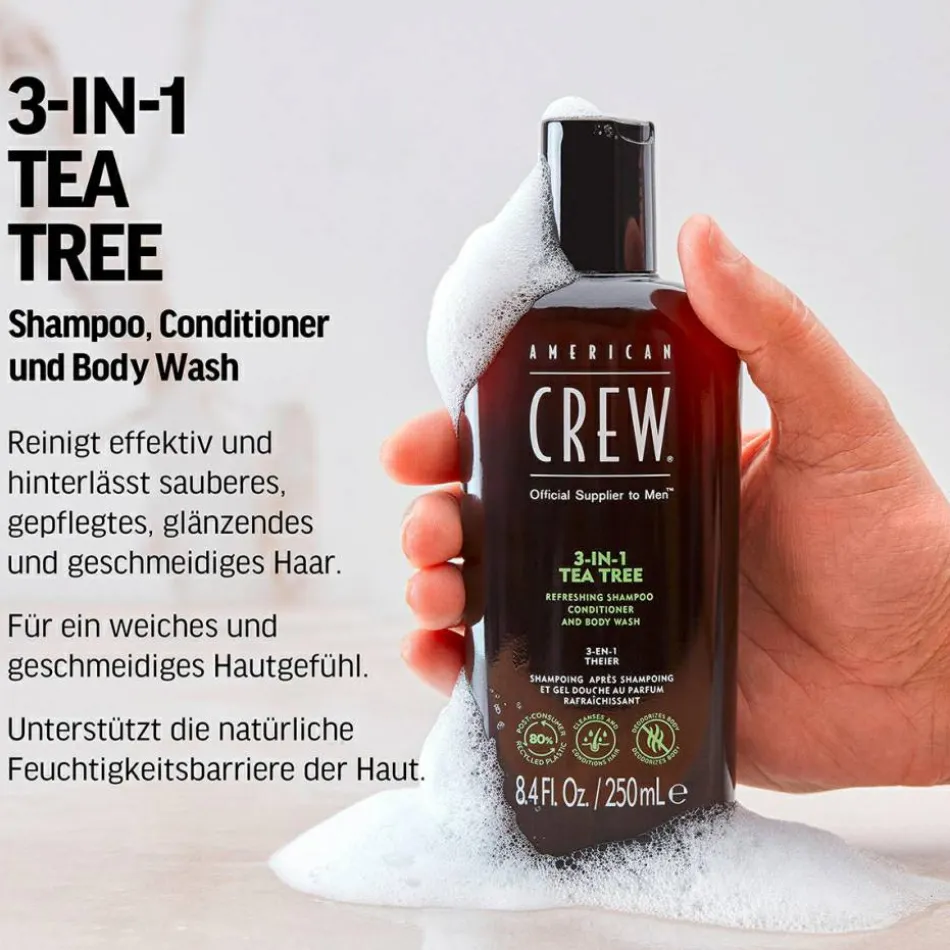 3In1 Tea Tree Shampoo, Conditioner & Body Wash 450 ml