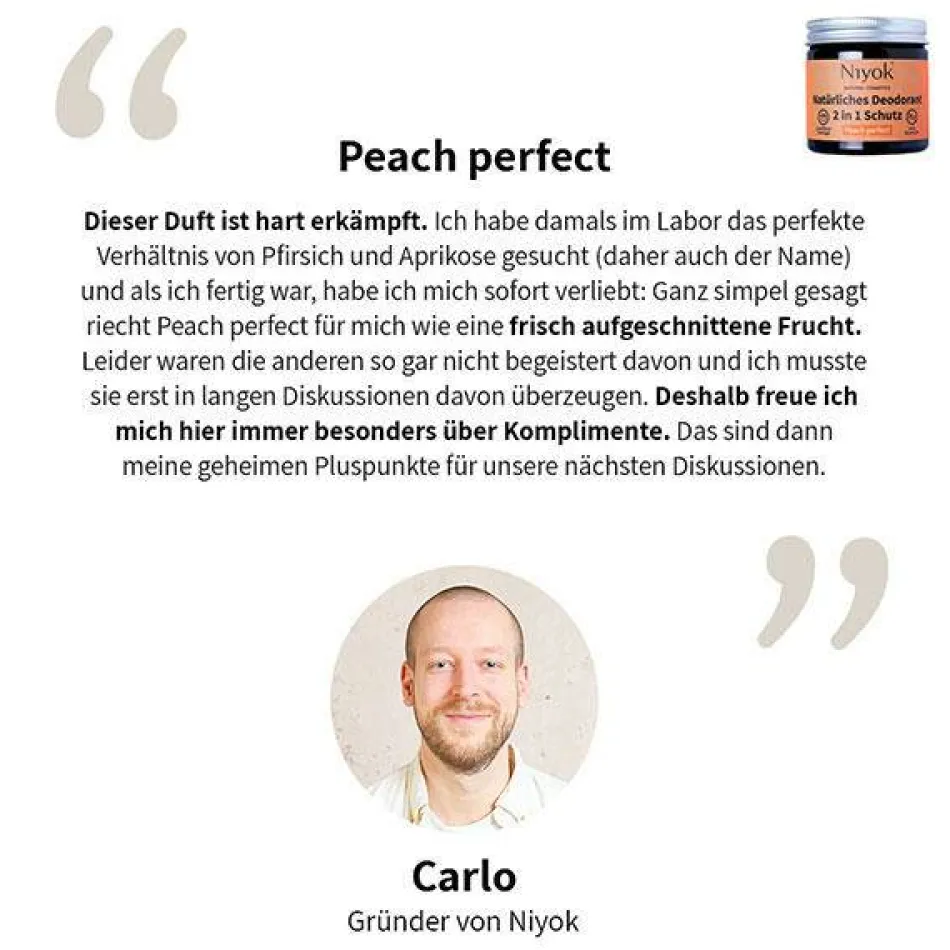 2 in 1 anti-transpirante Deocreme - Peach perfect 40 ml