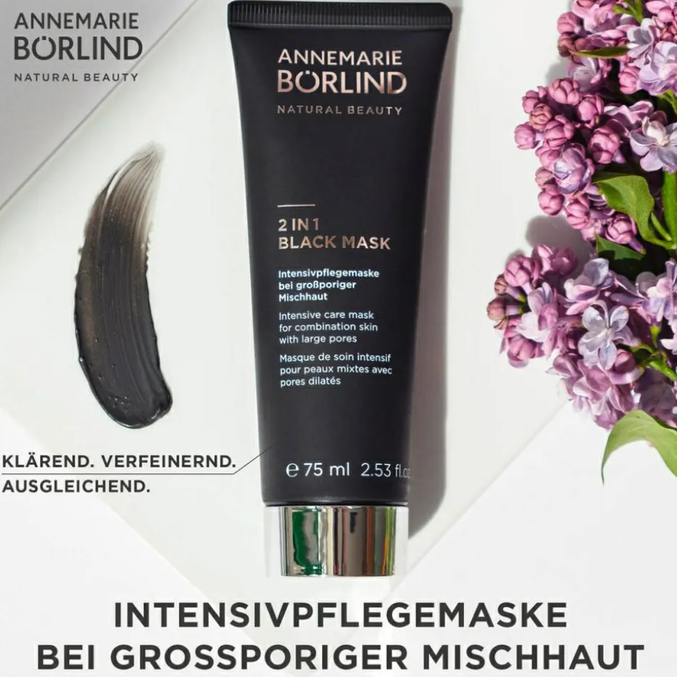 2 IN 1 BLACK MASK 75 ml