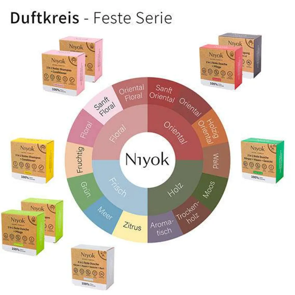 2 in 1 feste Dusche + Pflege - Green touch 80 g