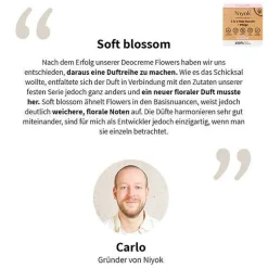 2 in 1 feste Dusche + Pflege - Soft blossom 80 g