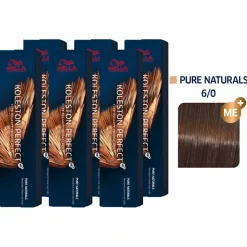 Koleston Perfect ME+ Pure Naturals 6er Set 6/0 Dunkelblond 6 x 60 ml
