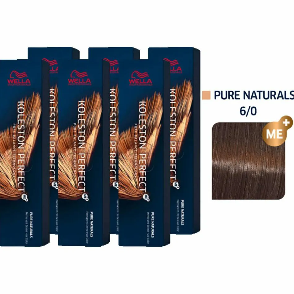 Koleston Perfect ME+ Pure Naturals 6er Set 6/0 Dunkelblond 6 x 60 ml