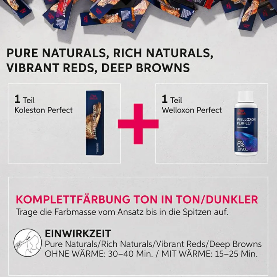 Koleston Perfect ME+ Pure Naturals 6er Set 8/0 Hellblond 6 x 60 ml