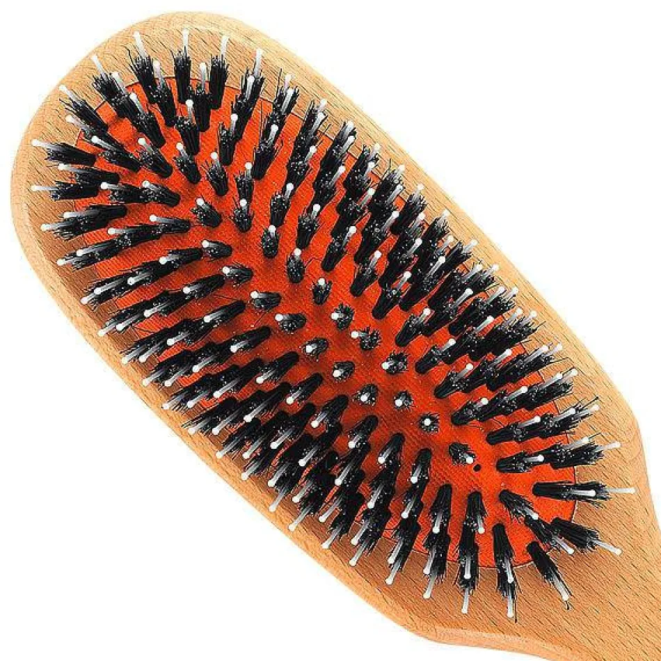 Langhaar Massagebürste 10-reihig