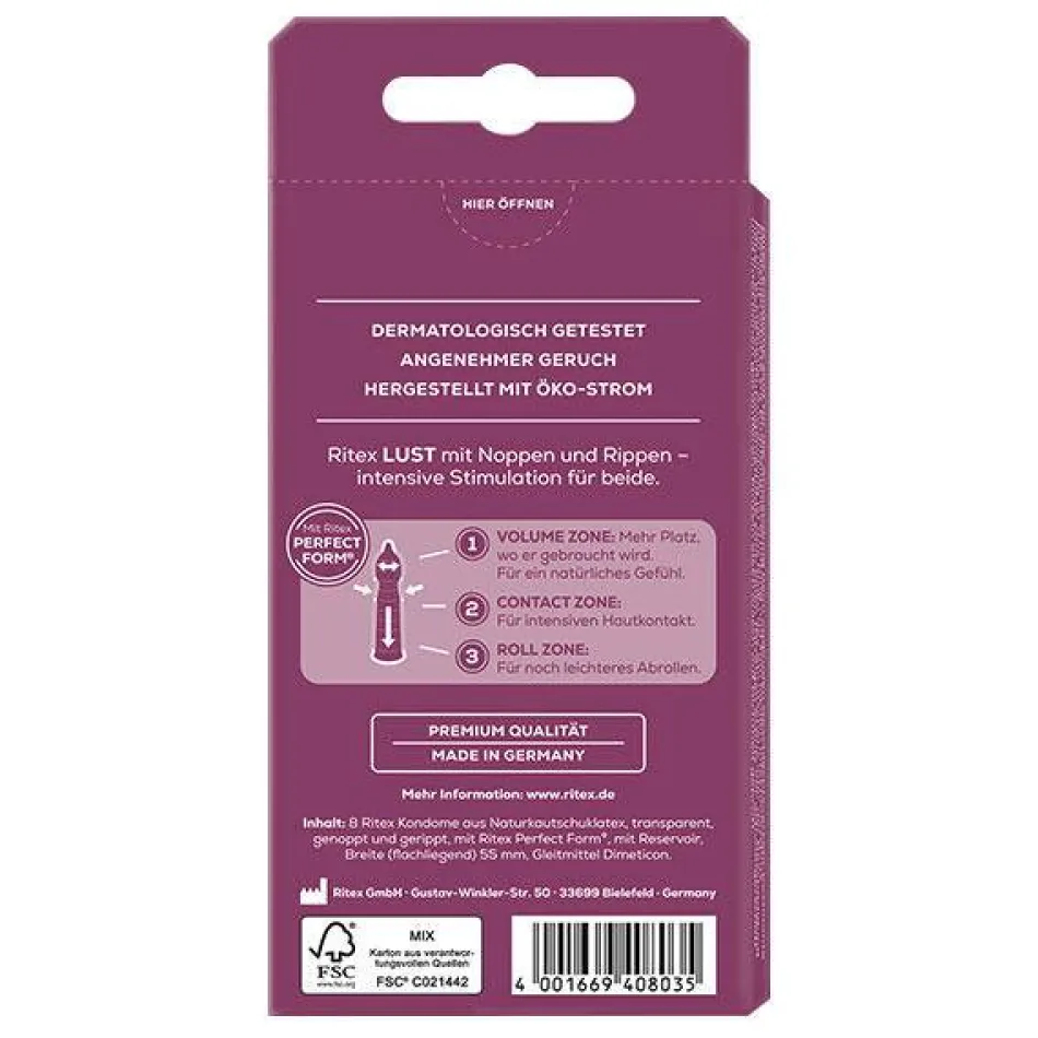 LUST Pro Packung 8 Stück