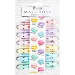 Macarons Combi Abteilclips sortiert pastell 6 x 2 Stück