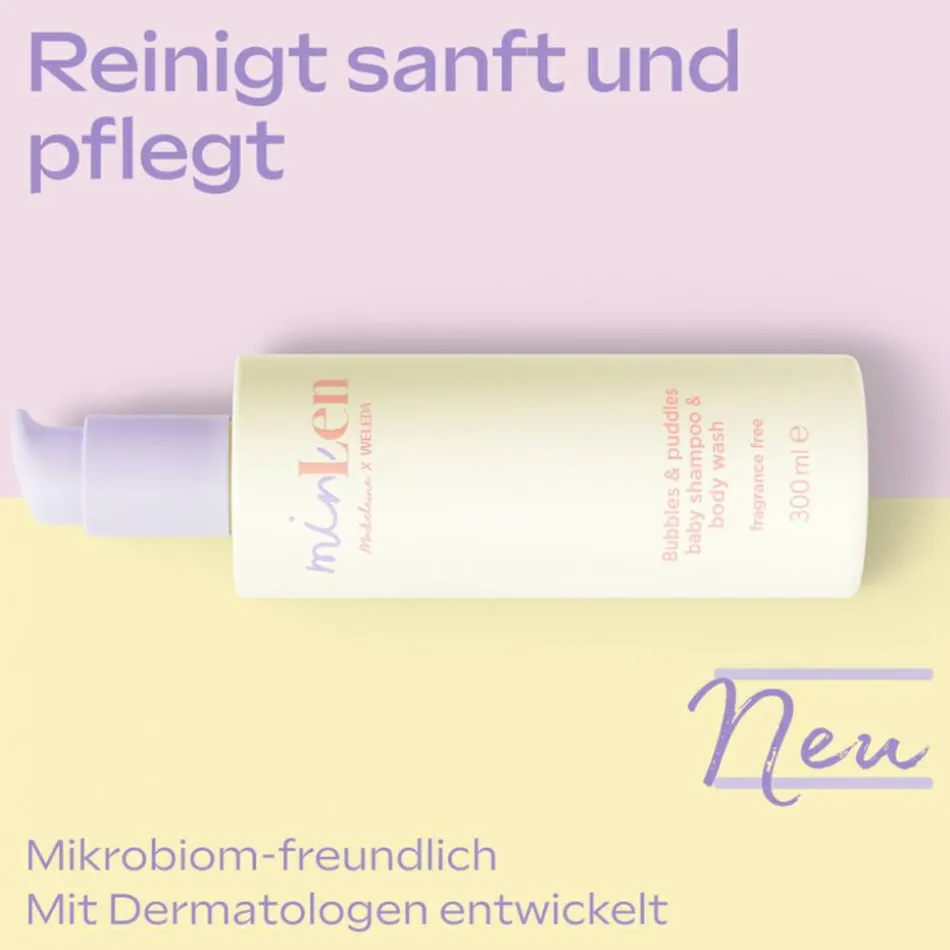 Madeleine x Weleda Bubbles & puddles Baby Shampoo & Body Wash 300 ml